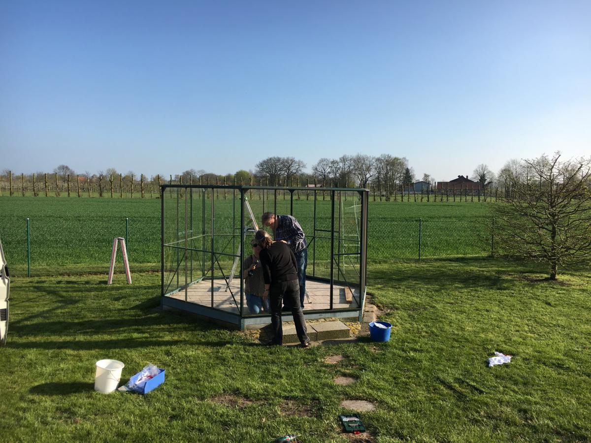 UNSER NEUES GEWÄCHSHAUS - APRIL 2017